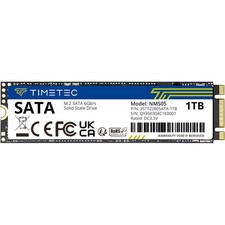 Timetec 1TB SSD 3D NAND SATA III 6Gb/s M.2 2280 NGFF 512TBW Read Speed Up to ... picture