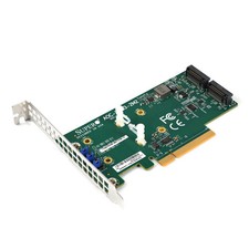 Supermicro AOC-SLG3-2M2-O Dual M.2 NVMe PCIe 3.0 x8 Add-On Card /w Low Profile picture