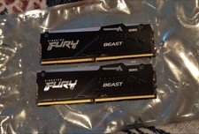 Kingston Fury Beast 64GB 2x32GB DDR5 5200MHz Desktop Memory Kit Black picture