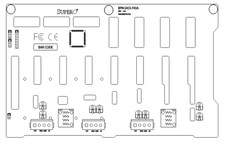 Supermicro BPN-SAS3-743A 8-port 4U 3.5-inch SAS3/SAS2/SATA3 12Gbps backplane picture
