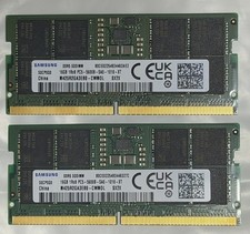 Samsung 32GB DDR5 SO-DIMM PC5-5600 RAM 2x16GB M425R2GA3EB0-CWM0L 262-Pin picture