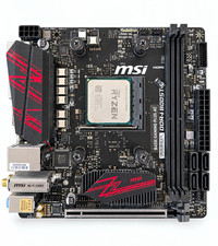 MSI B450I GAMING PLUS AC Mini-ITX AM4 Motherboard + Ryzen 5 2700x picture