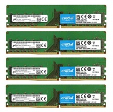 Crucial 32GB 4X8GB DDR4 3200MHz PC4-25600 UDIMM Desktop Memory Ram CT8G4DFS832A picture