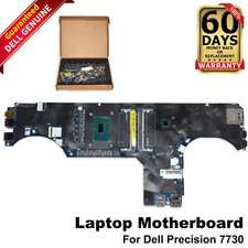 Dell Precision 7730 Motherboard Intel Xeon E-2176M CPU 2.7GHz 6-Core H127X picture