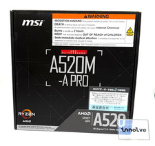 MSI A520M-A PRO AM4 AMD A520 USB3.2 Gen1 Micro-ATX Motherboard NEW in stock picture