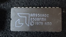 AMD Am9511ADC Vintage Arithmetic Processor Unit APU IC CDIP-24 1979 Coprocessor. picture