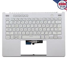 New ASUS ROG Zephyrus GA402 GA402N GA402R GA402X Palmrest Backlit Keyboard White picture