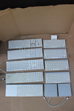 JOB LOT 9 X MIXED APPLE A1314 A1255 A1359 A1048 A1243 PC COMPUTER KEYBOARD picture