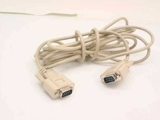 DB9 Male to Male Serial Cable RS-232 9-Pin Null Modem M/M COM Port Extension picture