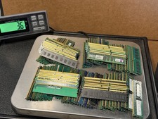 3.5 lbs Lot of Assorted Ram Memory Sticks Mixed DDR Gold Recovery Scrap Untested picture