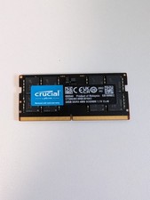 Crucial 32GB 1x32GB DDR5 4800 SODIMM Laptop Memory CL40 CT32G48C40S5 picture