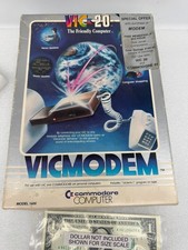 Commodore VIC-20 VICMODEM Model 1600 in BOX Untested PLEASE READ picture