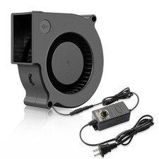Wathai 75mm x 30mm Blower Fan Dual Ball with AC 110v - 240V Speed Control...  picture
