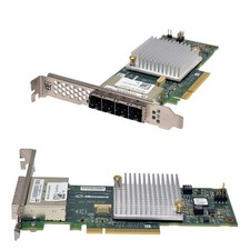 NetApp HBA 4-Port 12G MiniSAS HD PCIe x8 Host Bus Adapter 111-03801+A0 picture