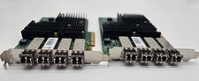 LOT of 2 NetApp / Emulex P007976 Quad Port 16Gb Network Adapter w/SFPs picture