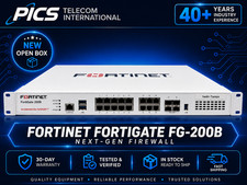 Fortinet FortiGate FG-200B Next Gen Firewall Factory Sealed New in Box picture