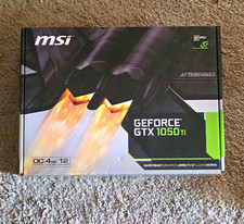 MSI NVIDIA GeForce GTX 1050 Ti 4GB GDDR5 OC VR Ready HDMI DVI-D picture