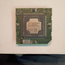 Vintage AMD Am5x86-P75 CPU AM486DX5-133W16BHC Chip on Trinity Board, missing pin picture