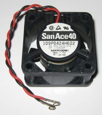 San Ace 40 mm Fan - 24 V DC - 8 CFM - 20 mm Thick - 109P0424H602 - 8300 RPM picture