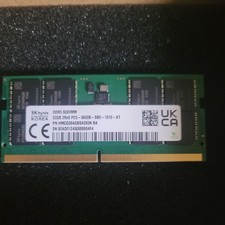 1x32GB SK Hynix DDR5-5600B SODIMM Laptop RAM PC BRAND NEW STICK IN OEM PACKAGE. picture