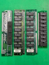 Lot of 4 Vintage 72-Pin SIMM RAM Memory Modules Samsung Toshiba LG EN picture