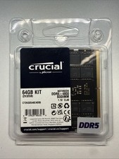 Crucial 64GB DDR5-4800 SO-DIMM Laptop Memory (2x32GB) RAM CL40 picture