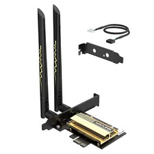 WiFi 6E Intel AX210 AX5400 PCIe WiFi Card Tri-Band Wireless Adapter Bluetooth5.3 picture
