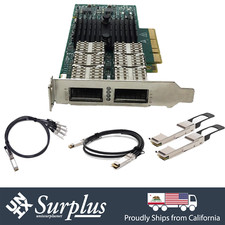40GbE QSFP+ Dual Port CX314A Mellanox ConnectX-3 Pro EN PCIe 3.0x8 Card High Low picture