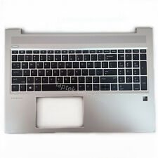 For HP ProBook 450 455 G6 450 455 G7 Palmrest Non-Backlit US Keyboard L45091-001 picture