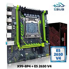 X99 8P4 Motherboard Set Kit With Intel LGA2011-3 Xeon E5 2650 V4 CPU DDR4 16GB picture