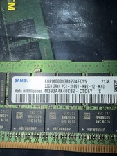Samsung 128GB (4x32GB) DDR4 PC4-2666V ECC Server RAM 288-Pin M393A4K40CB2-CTD6Y picture