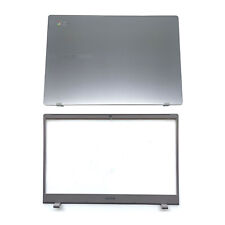 New For Samsung Chromebook 4 XE350XBA Back Cover & Bezel BA98-01912A Silver Gray picture