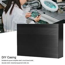 Project Enclosure Video Converter Box Split DIY Case Brushed Black 54x145x200mm picture