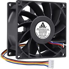 92mm x 38mm PWM Fan High Static Pressure 90mm 12V Brushless DC Cooling Fan 4 ... picture