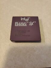 i486SX-20 CPU A80486SX-20 INTEL VINTAGE 1989 US Stock Missing 1 Pin, For Parts picture
