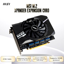 NEW MSI M.2 Expansion Card Xpander Aero Gen 4 PCIe Expander  with Fan (4 M.2) picture