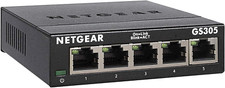 NETGEAR 5-Port Gigabit Ethernet Unmanaged Switch (Gs305) - Desktop Quiet Fanless picture