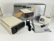 Atari 1050 ~ Dual Density Floppy Disk Drive with Power Supply ~ Mint Condition picture