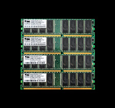 LOT of 4 Matching ProMOS 256MB DDR-400MHz PC3200 Memory Modules CL3 DIMM RAM picture