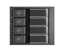 Kingwin MKS-435TL 4xSATA HDD to 3X5.25inch Bay Trayless Hot Swap Rack picture