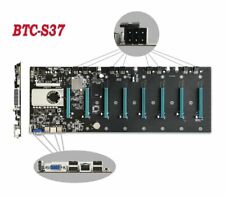 BTC-S37 Mining Motherboard 8 GPU Memory Slot Card CPU DDR3 HDMI picture