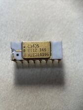Vintage Intel C3405 3-bit Bipolar Control Register White Ceramic Gold C4004 Lot picture