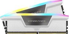 CORSAIR Vengeance RGB 2x32GB 5200MHz DDR5 288pin DIMM Memory Kit White picture