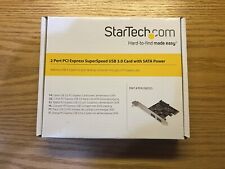 StarTech 2 Port PCI Express SuperSpeed USB 3.0 Card with SATA Power  PEXUSB3S23 picture