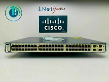 Cisco Catalyst WS-C3750-48PS-E 48 Port PoE Ethernet Switch - SAME DAY SHIPPING picture