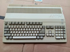 Vintage Commodore Amiga A500 Computer with Power Supply & Tank Mouse - Untested picture