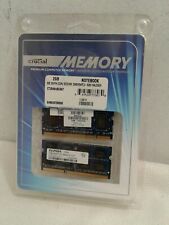 Crucial 2GB SO-DIMM 667 MHz PC2-5300 DDR2 SDRAM Memory (CT25664AC667) picture