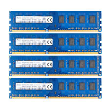 16GB 4pcs 4GB DDR3 1600MHz PC3-12800U CL11 PC DIMM Desktop Memory RAM For Hynix picture