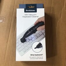 Brookstone Mini Vacuum Keyboard Cleaner - USB Powered - LED Light + Attachments picture