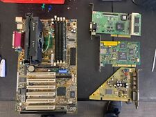 Vintage ASUS P3B-F Slot 1 Motherboard Combo (CPU/RAM/Vid/Sound) picture